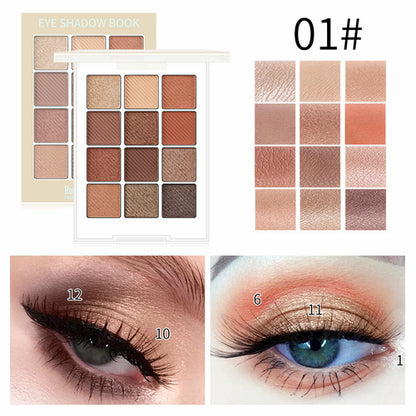 Romantic Beauty Makeup For Eye Ins Hot Sale Eye Shadow Disk 12 Color E