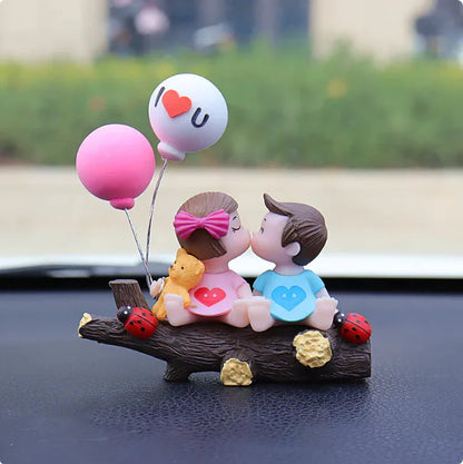 Couple-Themed Car Console Ornaments