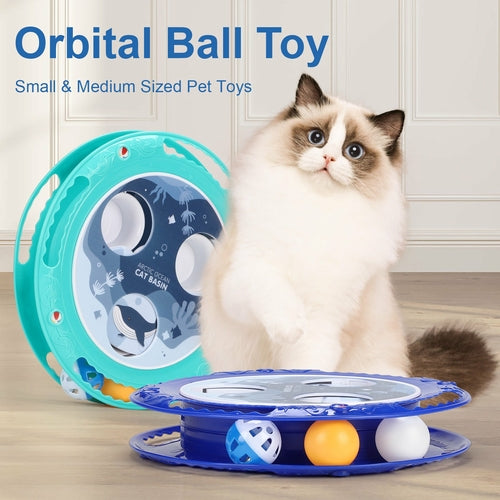 New Interactive Cat Ball Electric Toy 360 Degree Rotation Non-Slip Cat