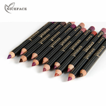 NICEFACE Nude Color Modified Lip Liner 12 Color Waterproof Lip Liner N