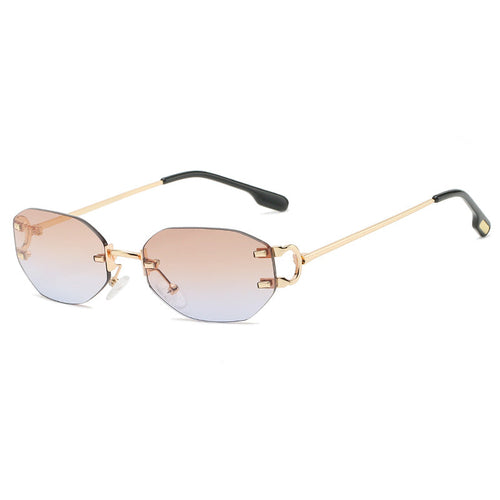 New Cut Edge Small Glasses Irregular Personality Sunglasses