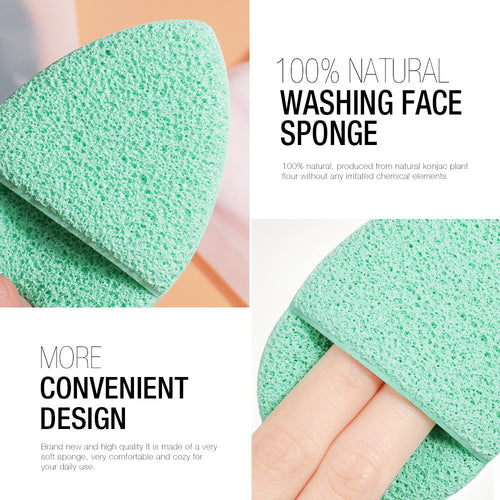 O.TWO.O Oval Soft and Comfortable Sponge Face Wash Puff Magic Lazy Wat