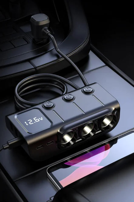 3-Port USB Car Charger