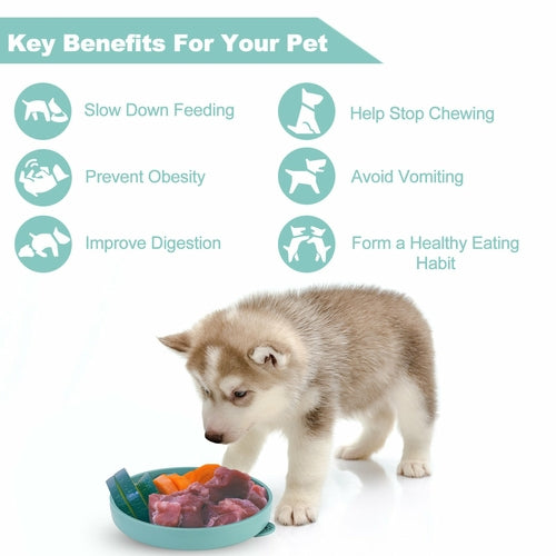 Pet Slow Food Bowl Pet Utensil Anti-Choking Slow Food Suction Cup Non-