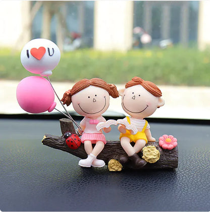 Couple-Themed Car Console Ornaments