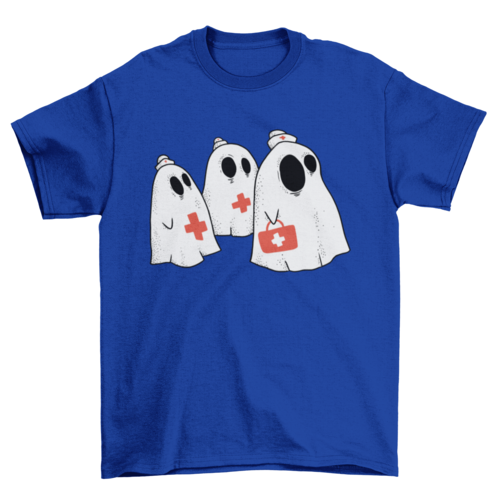 Ghost nurse t-shirt design