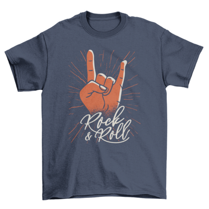 Rock & roll t-shirt design