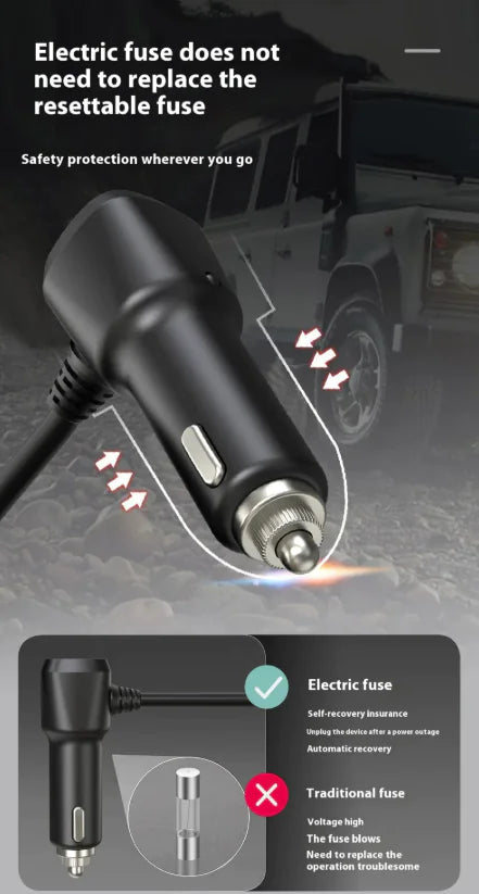 3-Port USB Car Charger