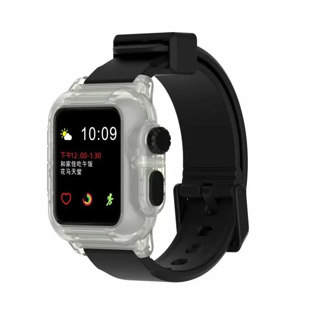 Waterproof Case And Strap Watch