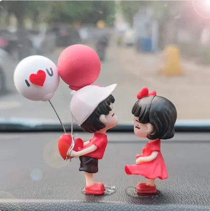 Car Couple Decorative Figurines