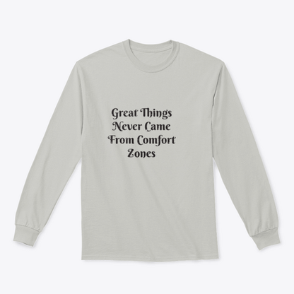 Great Things Never Came From Comfort Zones Vintage Design for