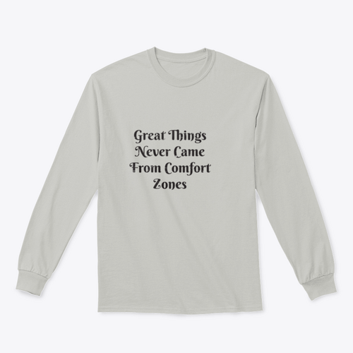 Great Things Never Came From Comfort Zones Vintage Design for