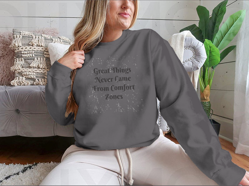 Great Things Never Came From Comfort Zones Vintage Design for