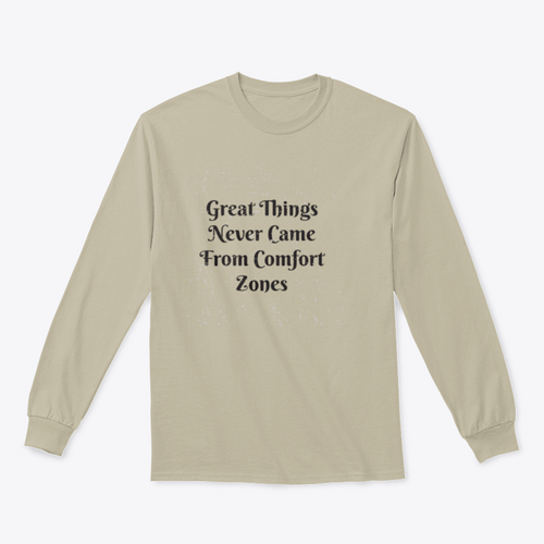 Great Things Never Came From Comfort Zones Vintage Design for