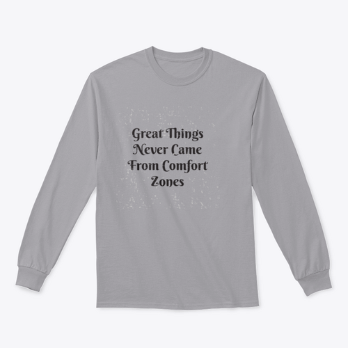 Great Things Never Came From Comfort Zones Vintage Design for