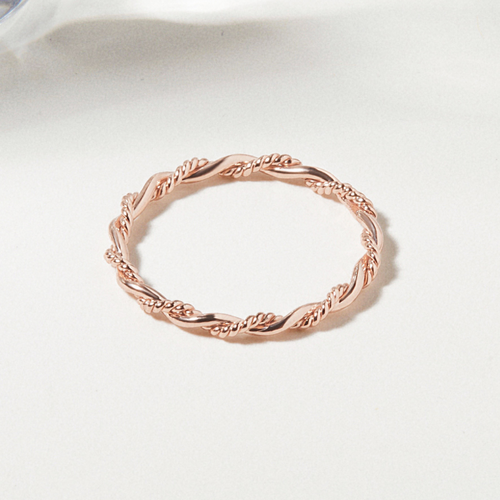 Dainty Braided Ring, Stacking Ring For Women, Women Jewelry