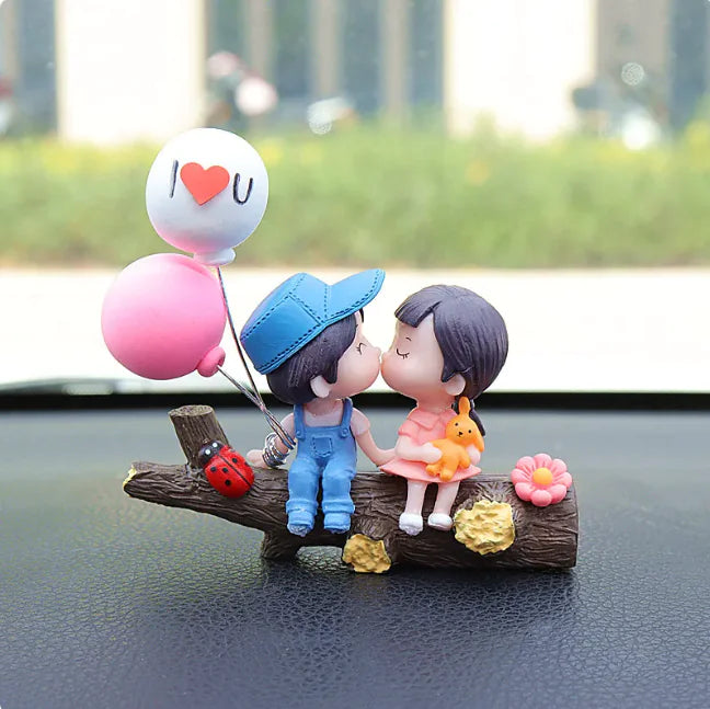 Couple-Themed Car Console Ornaments