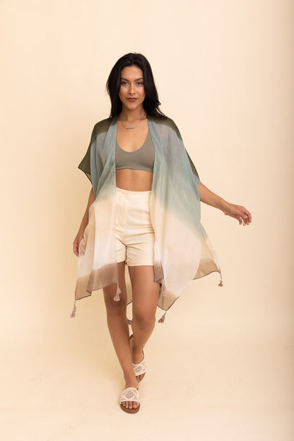 Summer Multi Gradient Kimono